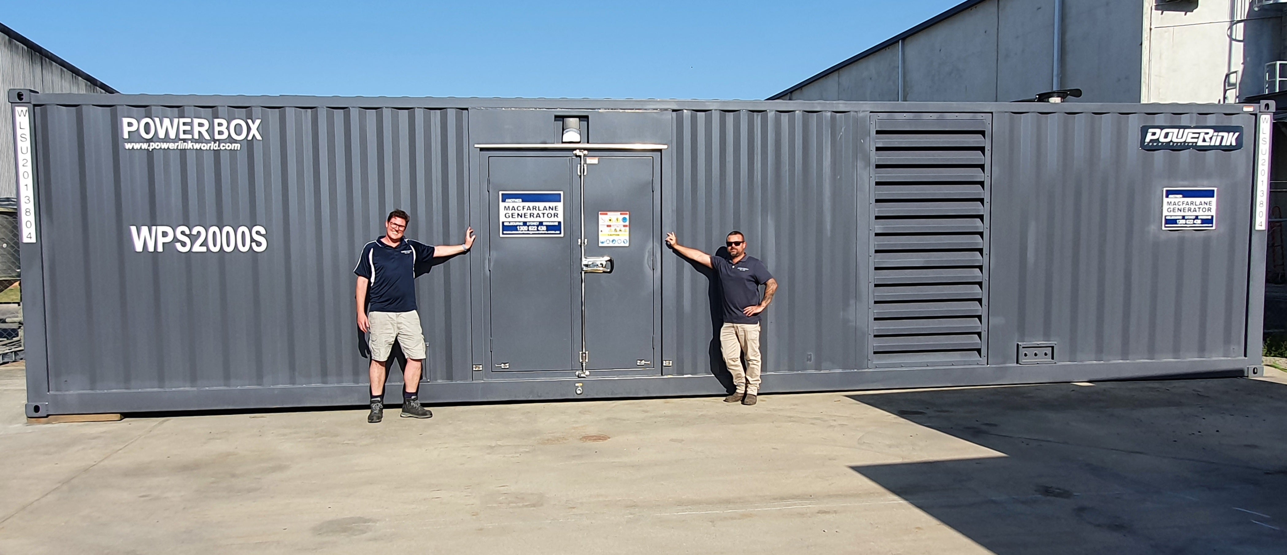 1,100 kVA Cummins Generator for Industrial Facility, Western Australia