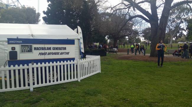 Macfarlane Generators Supporting the Australian Grand Prix