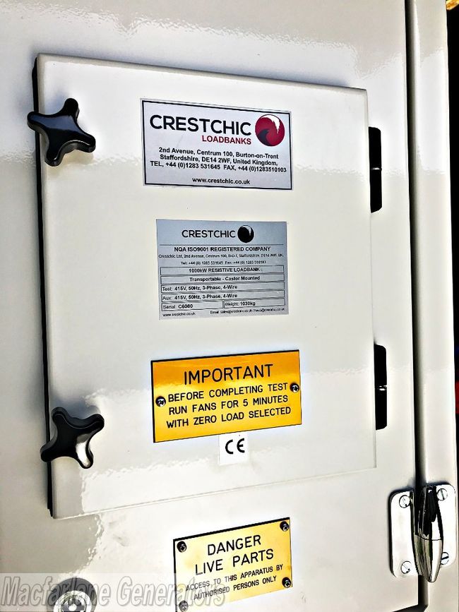 1000kW Crestchic Loadbank