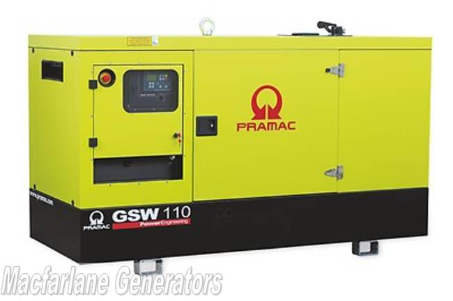 114kVA Pramac Perkins Generator (GSW110P-PFL)