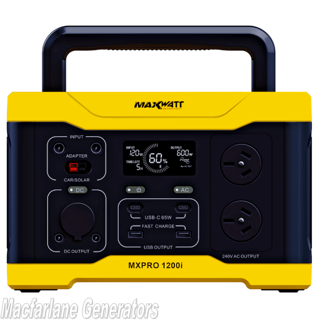 1200Watt Maxwatt Portable Power Station (MXPRO1200i)