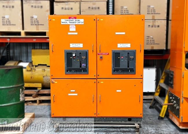 1600Amp Used Diesel Manual Transfer Switch