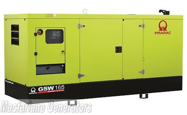 164kVA Pramac Perkins Generator (GSW165P-PFL)