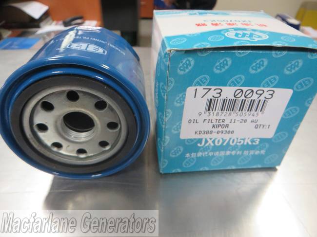 Kipor Oil Filter for KDE 11-20 Gensets