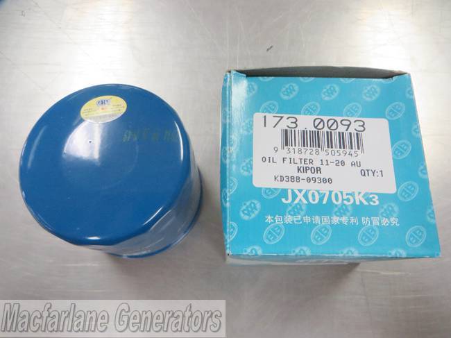 Kipor Oil Filter for KDE 11-20 Gensets