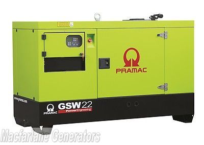 17.6kVA Pramac Perkins Generator (GSW22P-S-PFL)