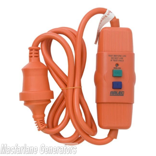 1.8m In-line Safety Switch Heavy Duty Extension Lead