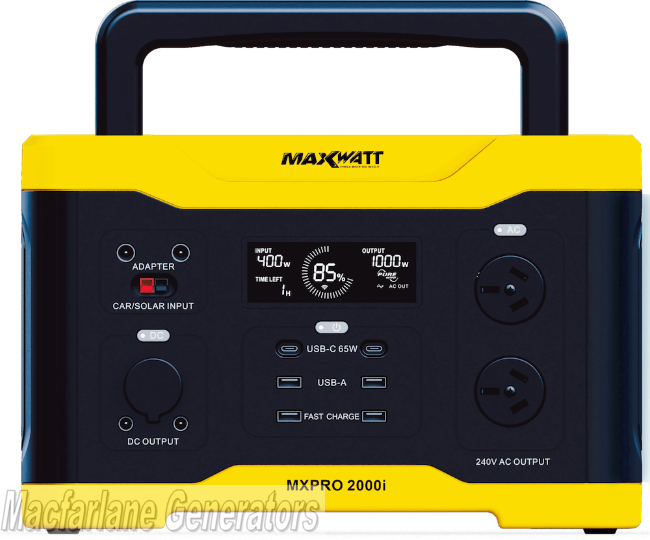 2000Watt Maxwatt Portable Power Station (MXPRO2000i)