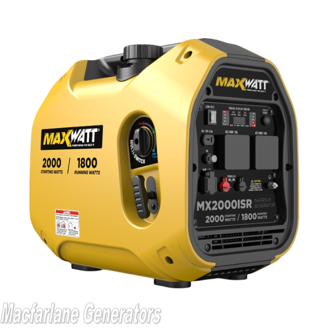 2kVA Maxwatt Digital Inverter Generator (MX2000ISR)