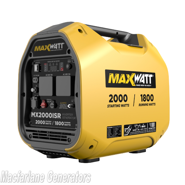 2kVA Maxwatt Digital Inverter Generator (MX2000ISR)