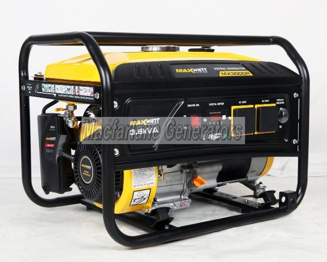 3.4kVA Gentech Recoil Start Petrol Generator (EP3400HSR)