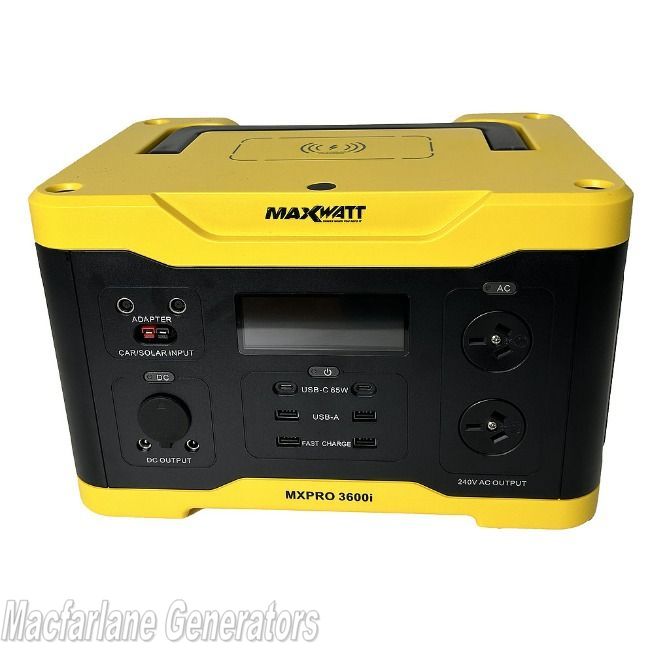 3600Watt Maxwatt Portable Power Station (MXPRO3600i)