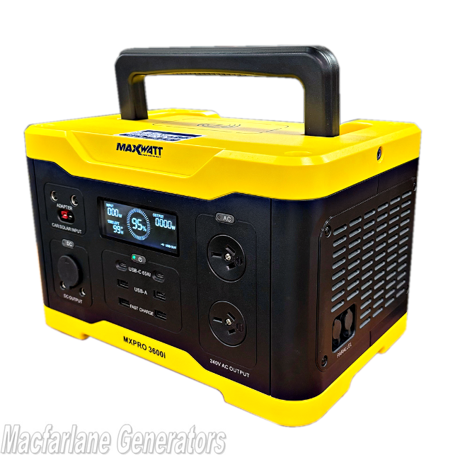3600Watt Maxwatt Portable Power Station (MXPRO3600i)