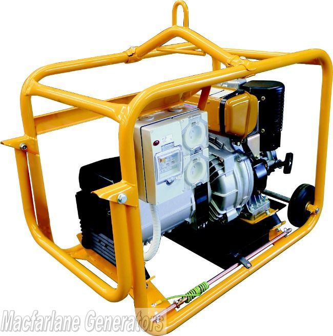 5.5kVA/kW Crommelins Electric Start Diesel Generator (D69YDEH / CG69YDEH)