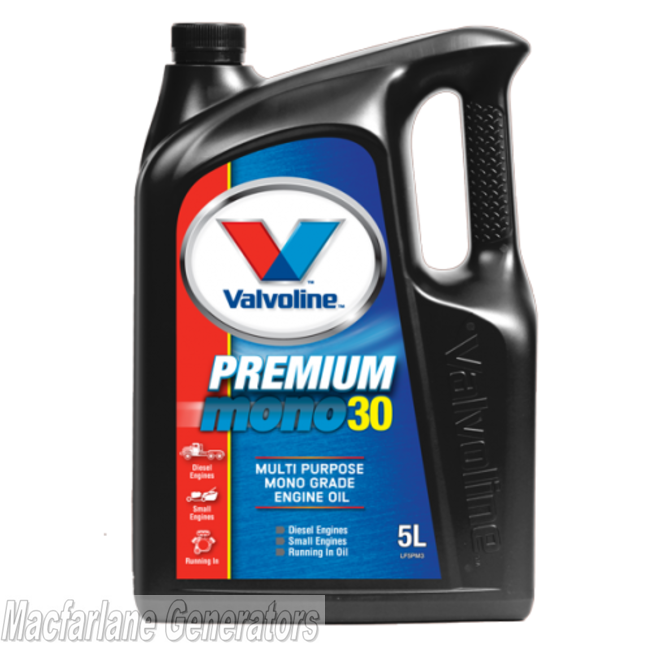5L Premium Oil Mono SAE30 - Valvoline