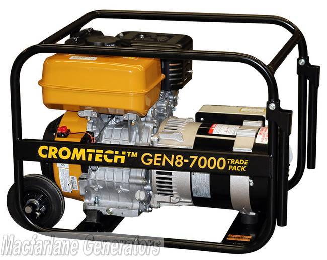 7.0kVA/kW Cromtech Trade Pack Generator (CTG85TP / TG85RPT)
