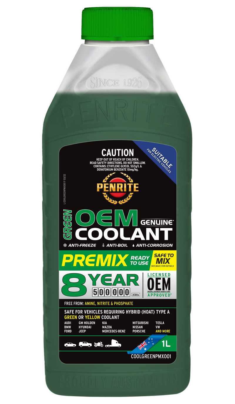 1L Penrite Green OEM Coolant - Ready to use-1