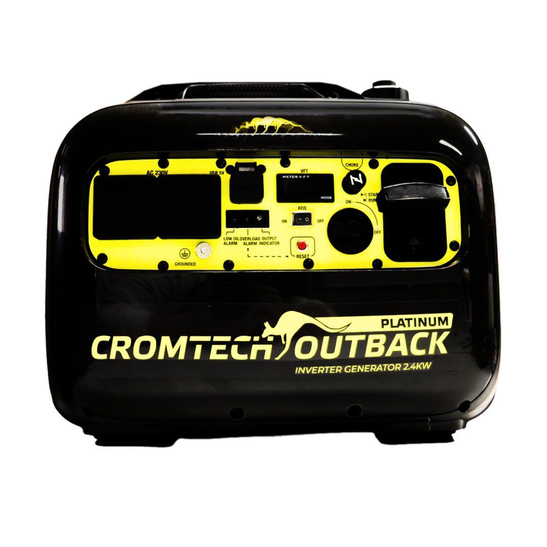 2.4kW Cromtech Outback Platinum Inverter Generator (CTG2500iP) + BONUS COVER