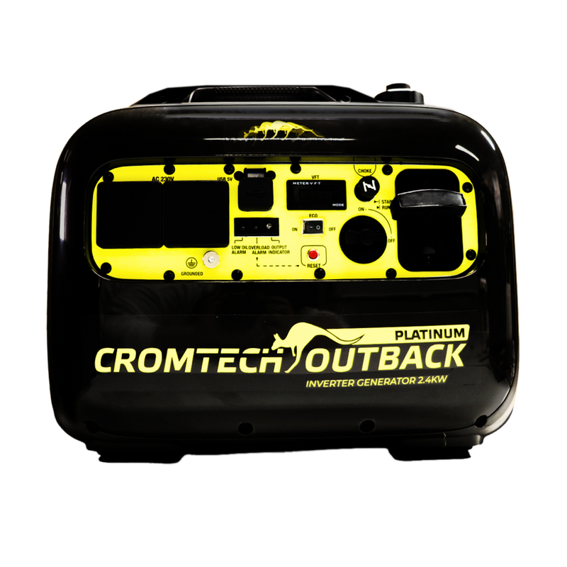 2.4kW Cromtech Outback Platinum Inverter Generator (CTG2500iP) + BONUS COVER-2