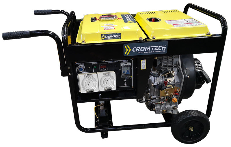 6kVA Cromtech Electric Diesel AVR Generator (TG6000DVE)