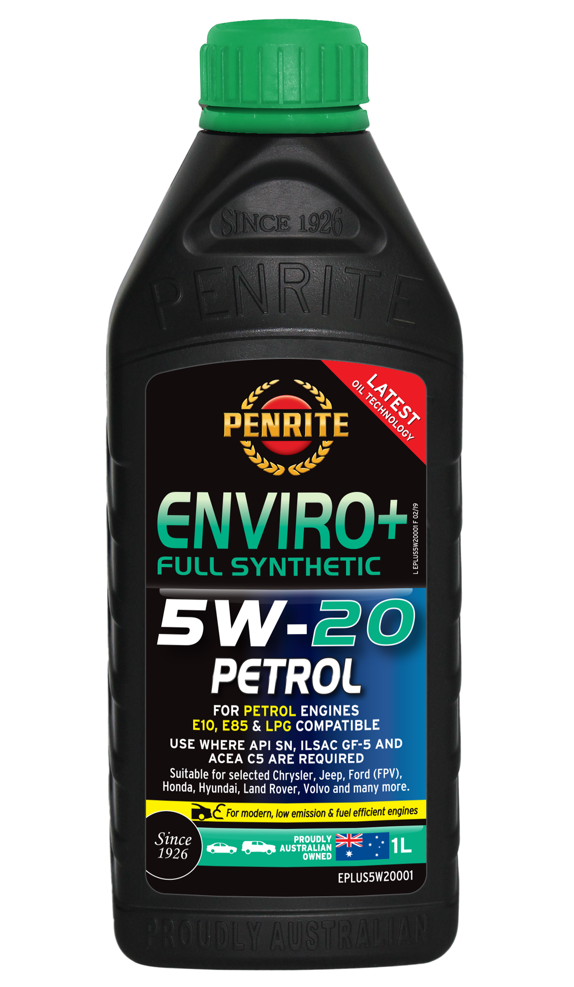 1L Penrite Full Synthetic Oil Enviro 5W20