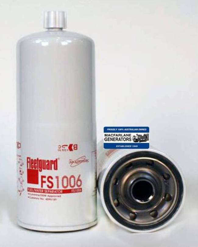 FS1006 Fleetguard Filter Fuel/Water Sep Spin-On