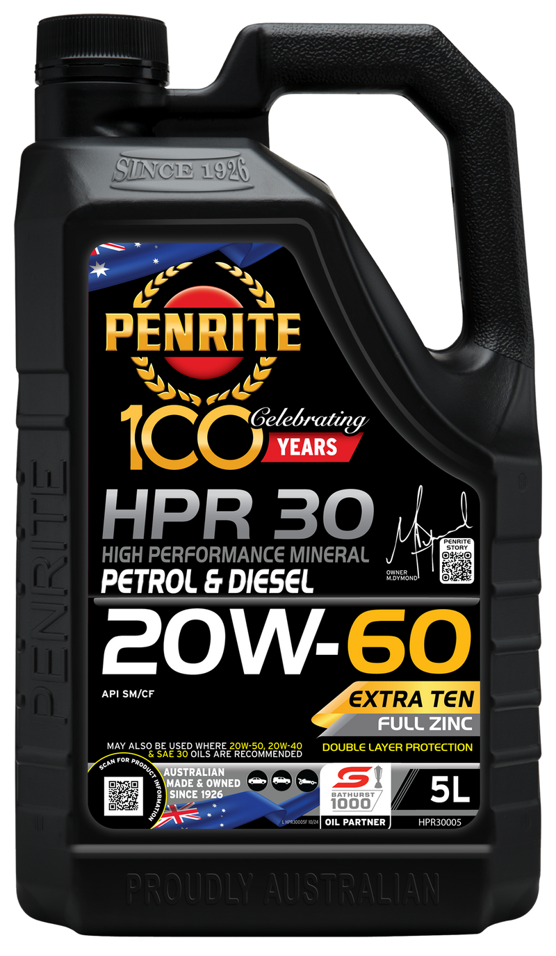5L Penrite Oil HPR30 20W-60-1