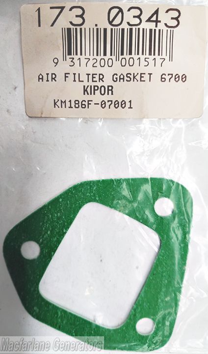 Kipor Air Filter Gasket for KDE6700 and ID6000