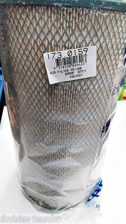 Kipor Air Filter for KDE75SS, KDE100SS3