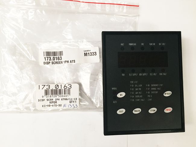 Kipor Display Screen (1 Phase) Automatic Transfer Switch for KDE6700TA, KDESS 11-13