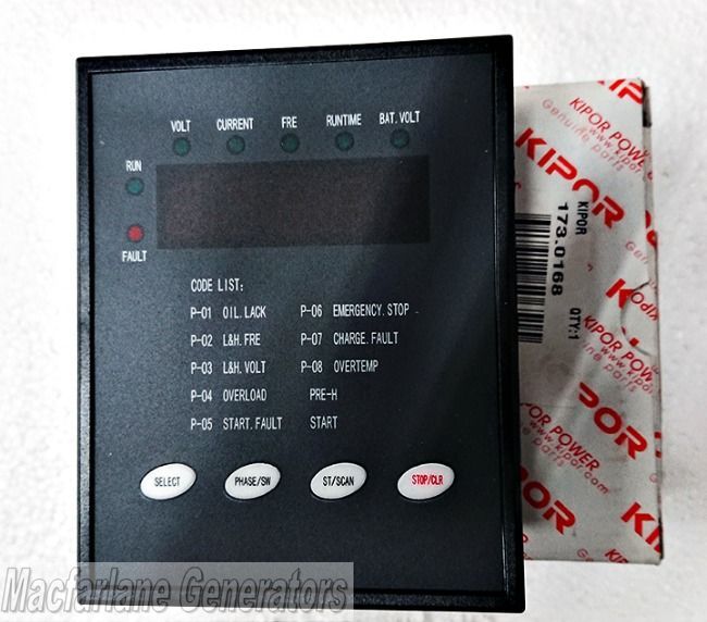 Kipor Display Screen (Three Phase) for KDE 13-100