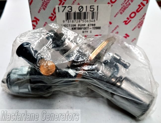 Kipor Fuel Injection Pump for KDE6700TA - KDE6700TA3 Generators