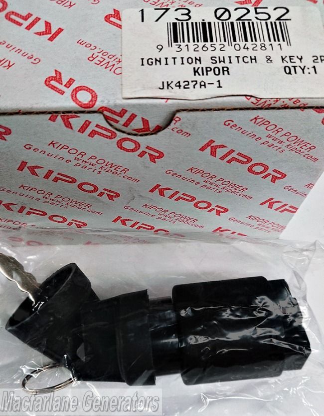 Kipor Ignition Switch and Keys for IG3000