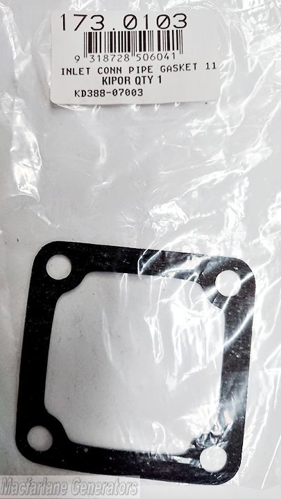 Kipor Inlet Conn Pipe Gasket for KDE11SS