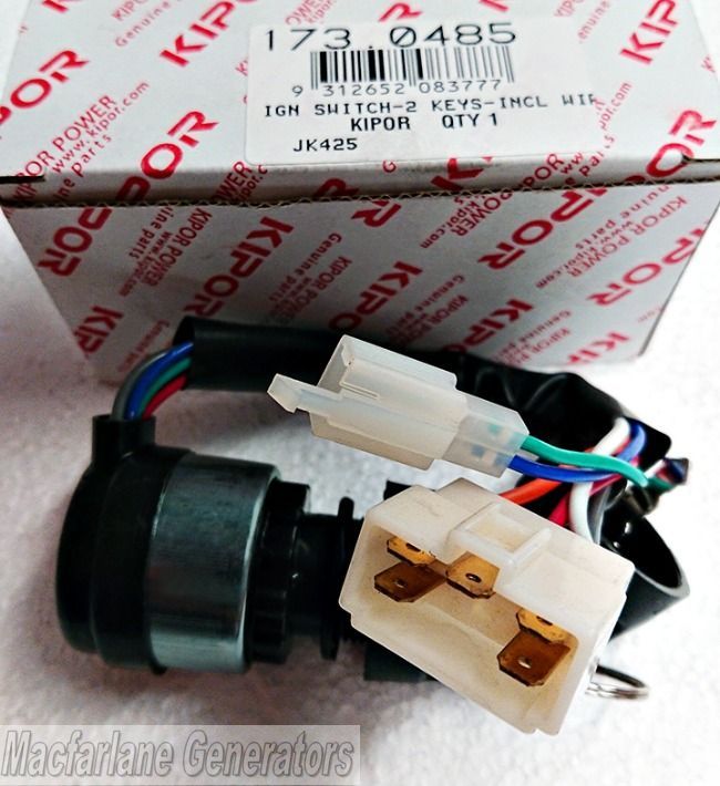 Kipor Switch Ignition for KGE6500