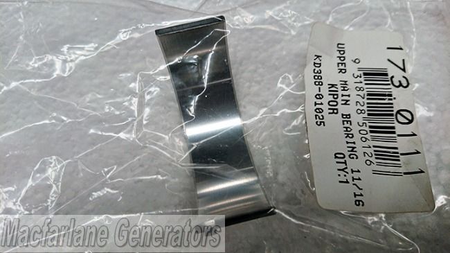 Kipor Upper Main Bearing for KDE11SS, KDE16SS
