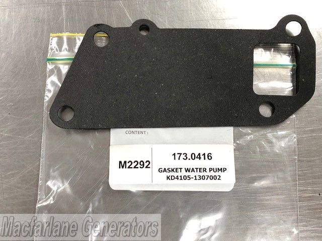 Kipor Water Pump Gasket KD4105-13071002