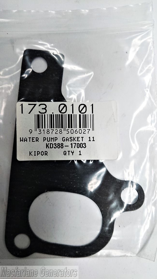 Kipor Water Pump Gasket for KDE11SS Generator