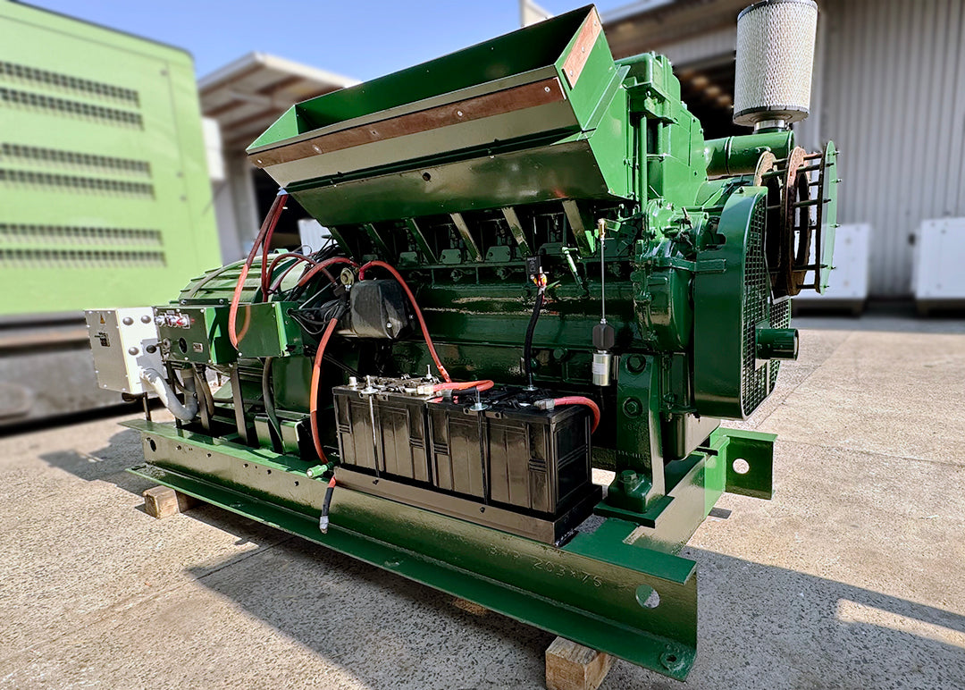 90kVA Pre-owned Lister JA6 Open Generator Set (U821)-3