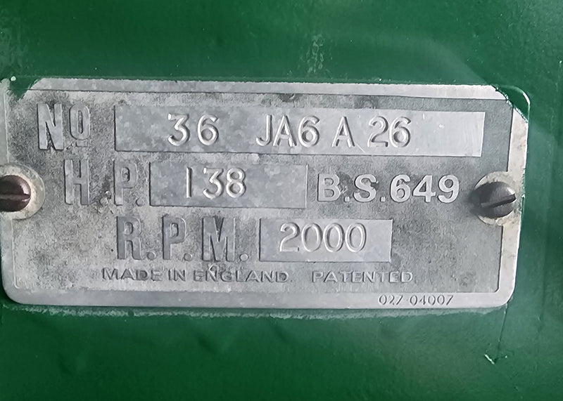 90kVA Pre-owned Lister JA6 Open Generator Set (U821)-5