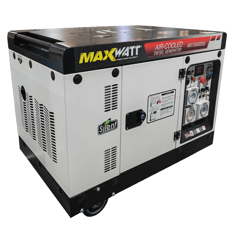 10kVA Maxwatt Air Cooled Electric Start Diesel Generator (MX10000DSE)-1