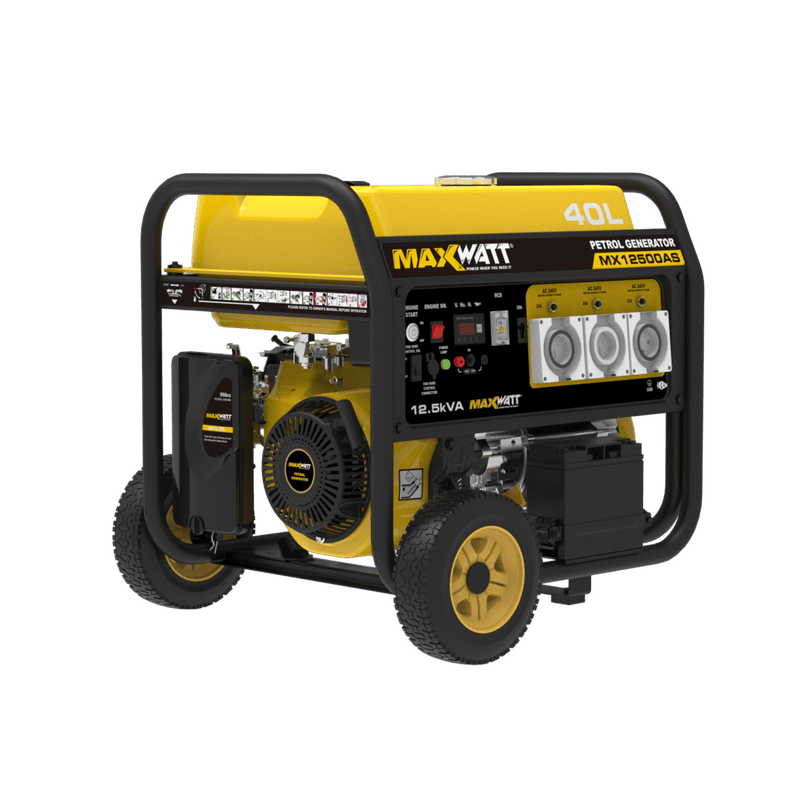 12.5kVA Maxwatt Petrol Generator Electric Start with 2 Wire Auto Start (MX12500AS)-3