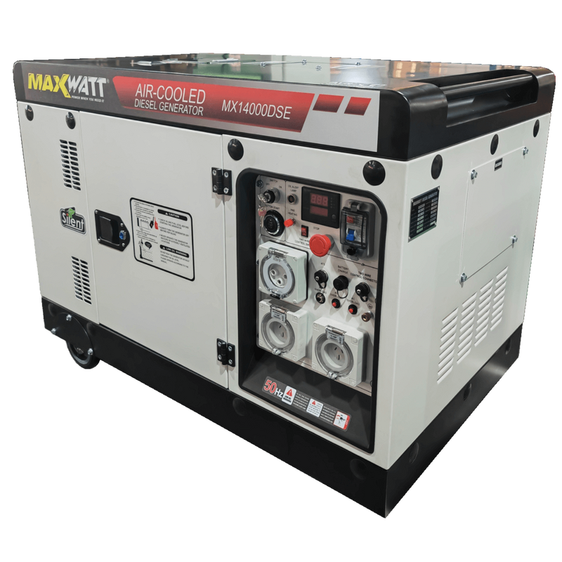 13kVA Maxwatt Air Cooled Electric Start Diesel Generator (MX14000DSE)-1