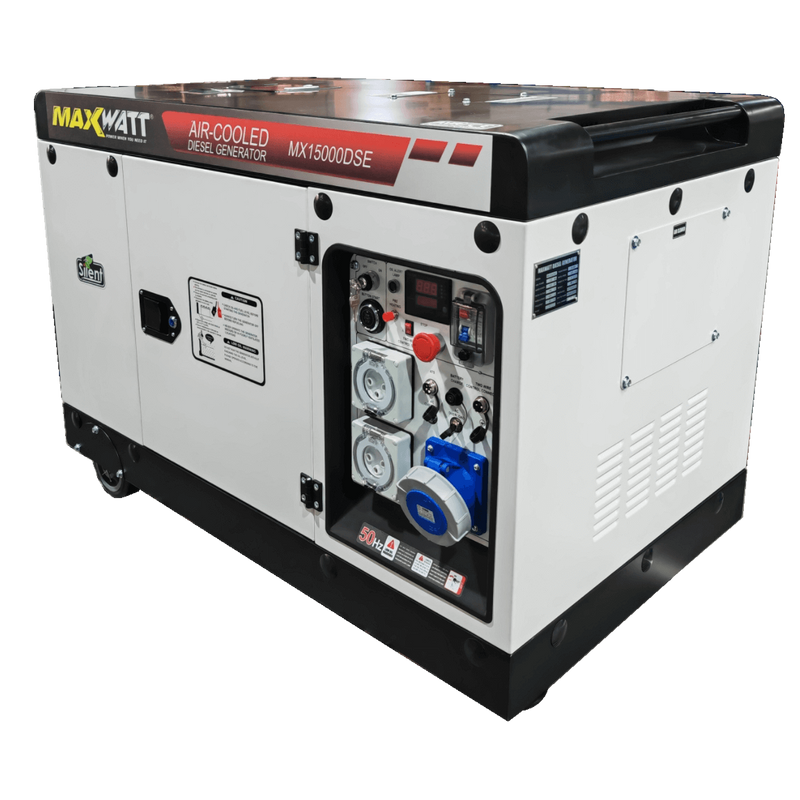 15kVA Maxwatt Air Cooled Electric Start Diesel Generator (MX15000DSE)-1