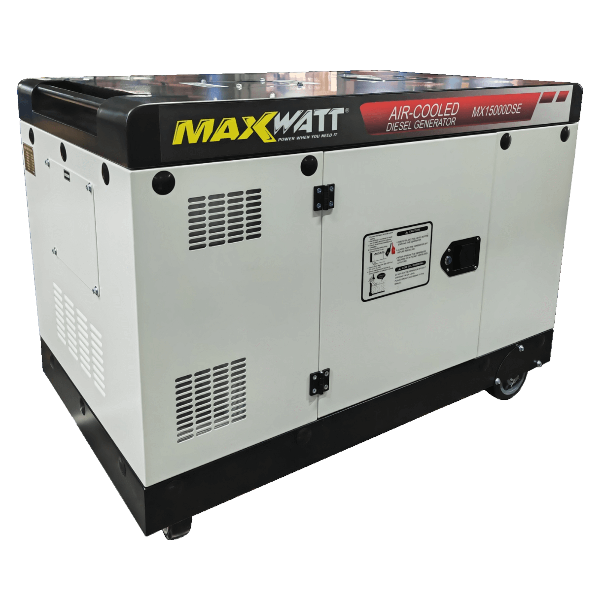 15kVA Maxwatt Air Cooled Electric Start Diesel Generator (MX15000DSE)