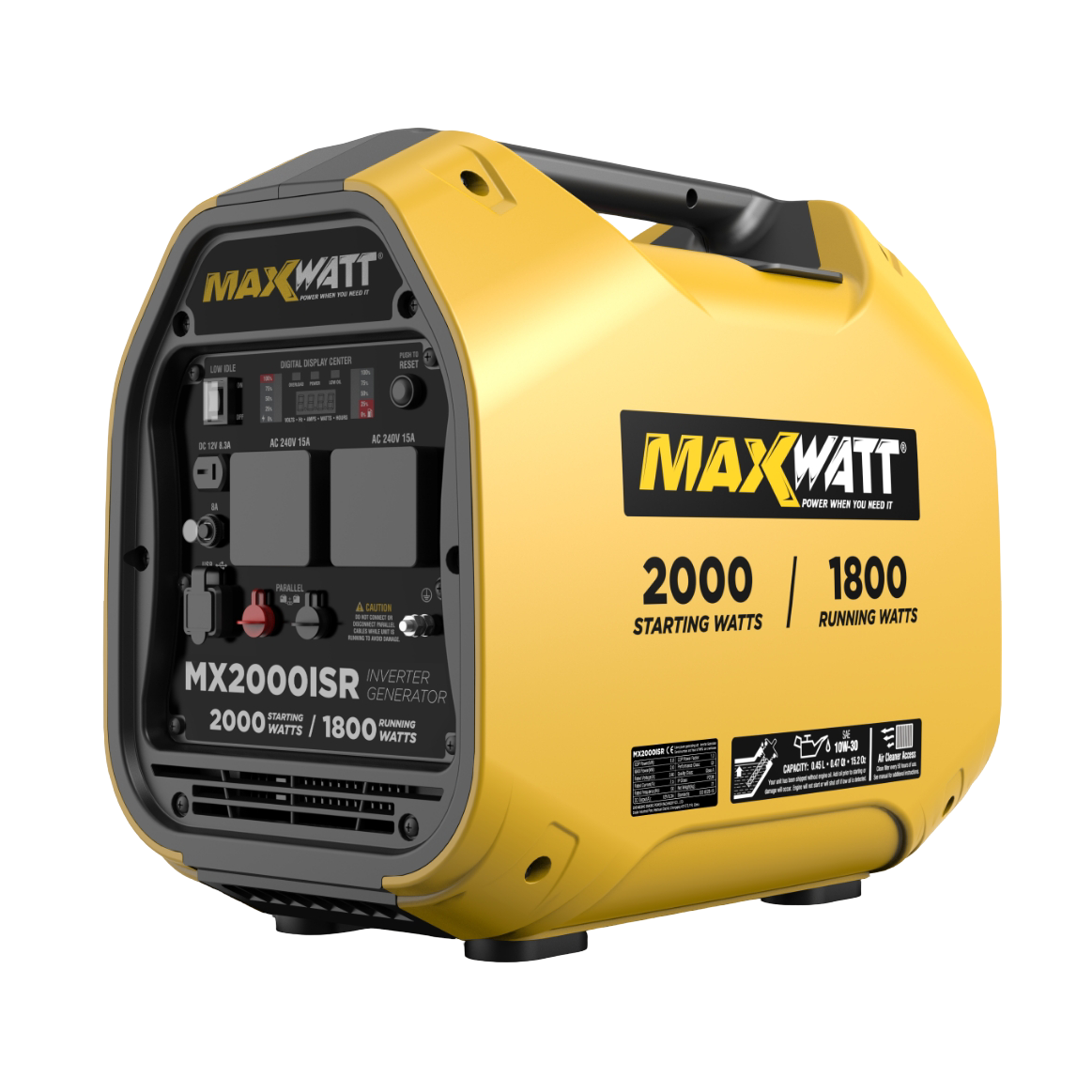 2kVA Maxwatt Digital Inverter Generator (MX2000ISR)-2