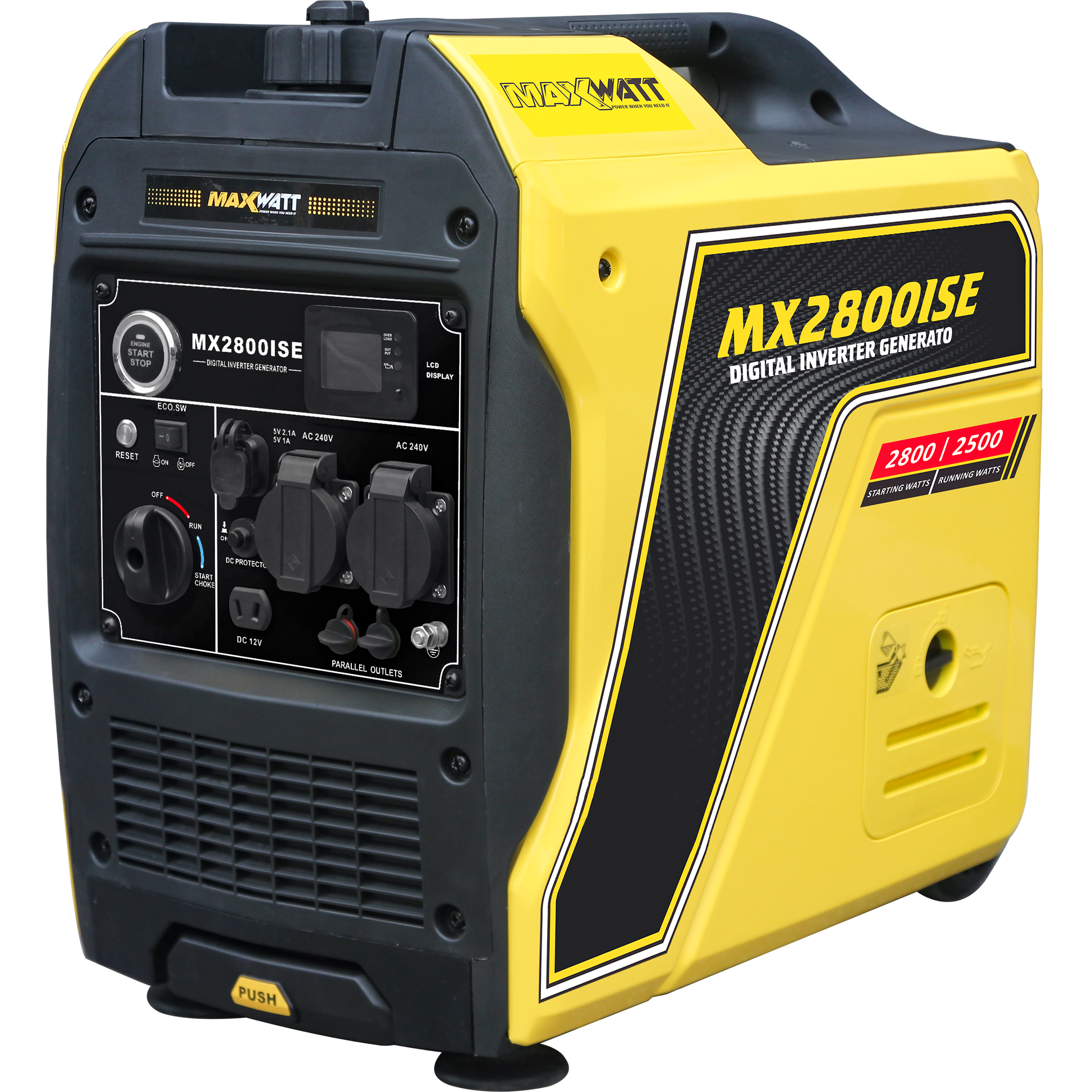 2.8kVA Maxwatt Digital Inverter Electric Start Generator (MX2800iSE)-1