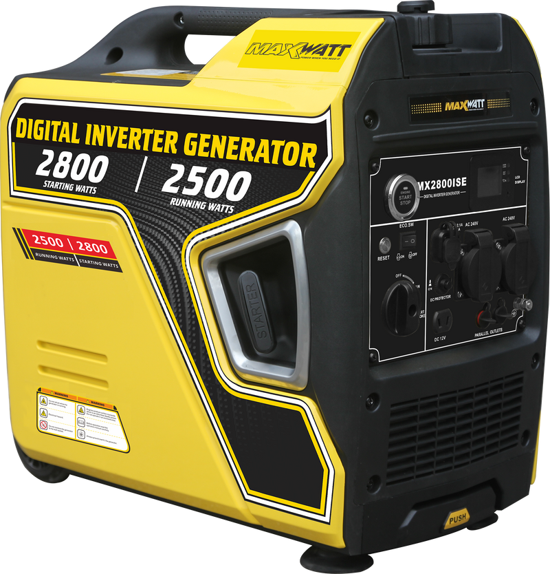2.8kVA Maxwatt Digital Inverter Electric Start Generator (MX2800iSE)-2