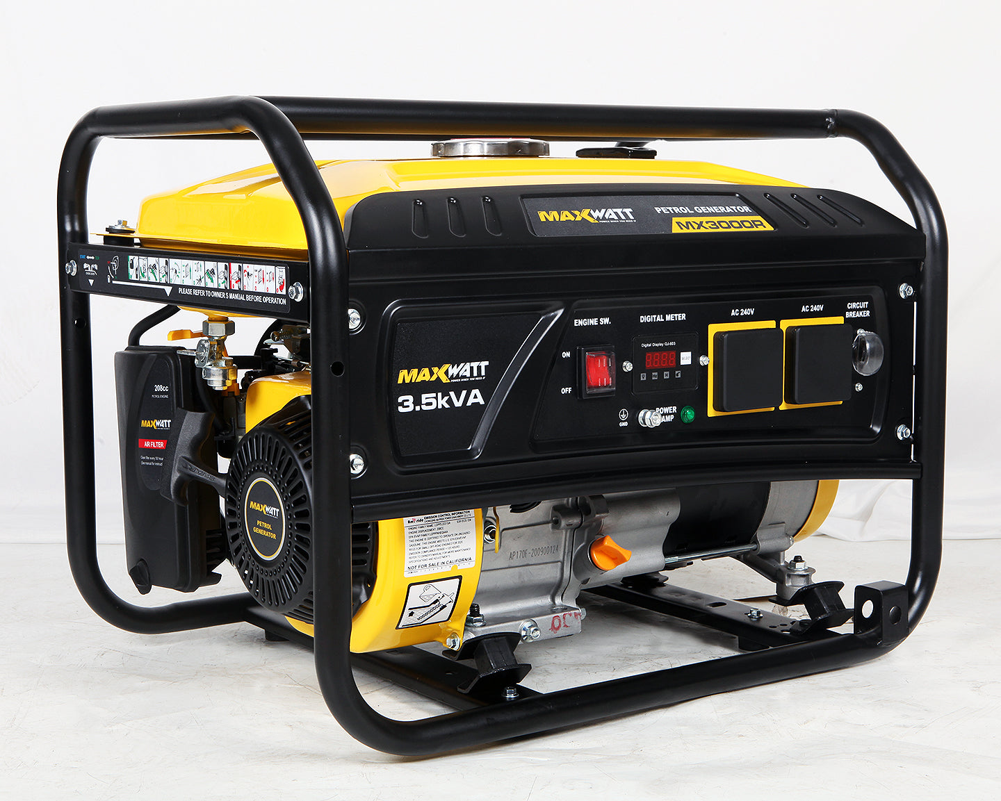 3.5kVA Maxwatt Petrol Generator Recoil Start  (MX3000R)-1
