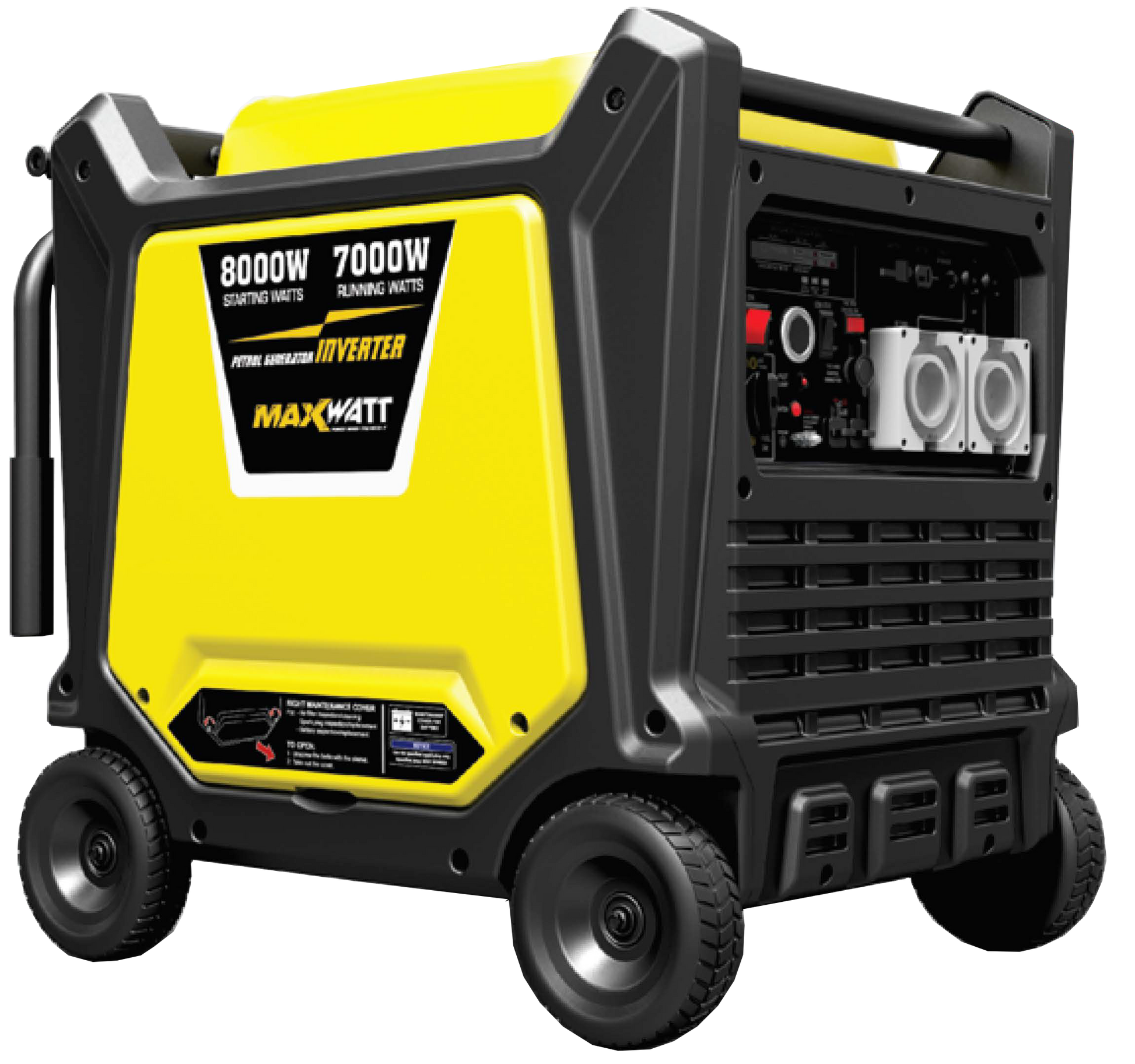 8.0kVA Maxwatt Electric Start Digital Inverter 2 Wire Auto Start Generator (MX8000iS)-1